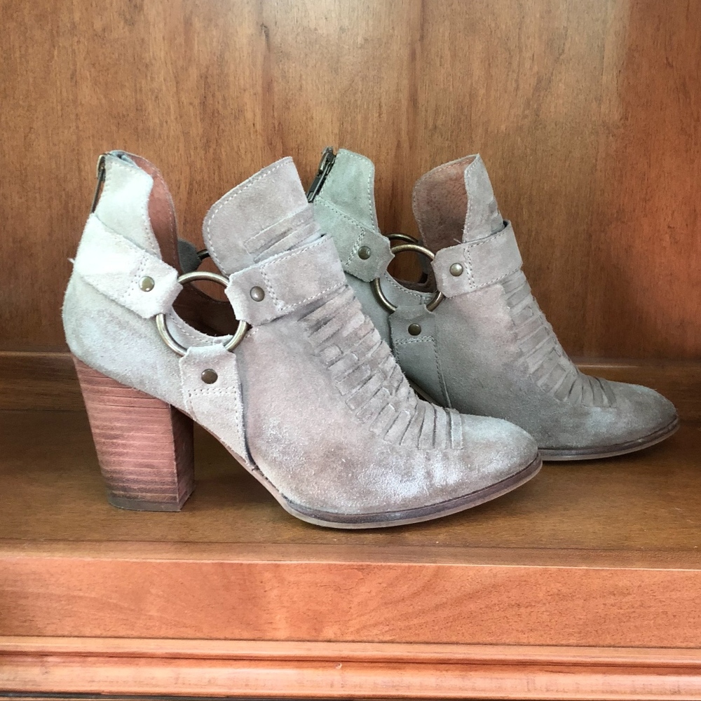 Suede Booties